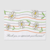 Artsy Daisy Flower Tissue Tissuepapier (Voorkant)