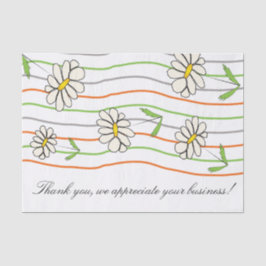 Artsy Daisy Flower Tissue Tissuepapier