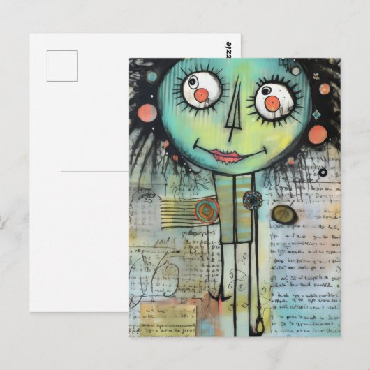 Artsy Dames 10 Briefkaart (Voorkant / Achterkant)