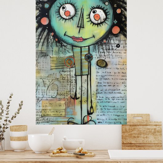 Artsy Dames 10 Poster (Keuken)