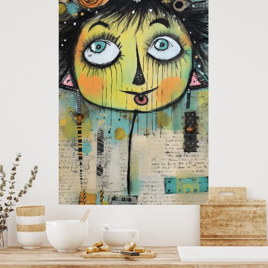 Artsy Dames 11 Poster (Keuken)