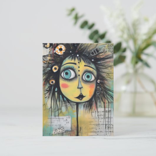 Artsy Dames 12 Briefkaart (Staand voorkant)