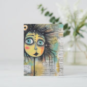 Artsy Dames 12 Briefkaart (Staand voorkant)