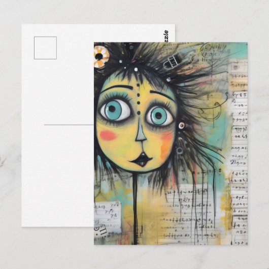 Artsy Dames 12 Briefkaart (Voorkant / Achterkant)