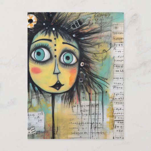 Artsy Dames 12 Briefkaart (Voorkant)