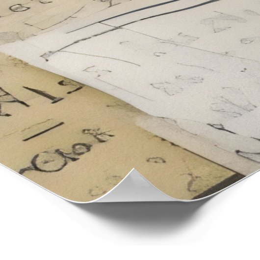 Artsy Dames 2 Groene ogen Poster (Hoek)