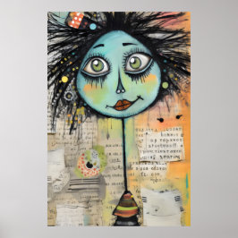 Artsy Dames 2 Groene ogen Poster