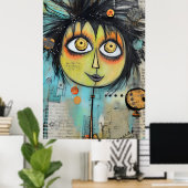 Artsy Dames 3 Poster (Thuiskantoor)