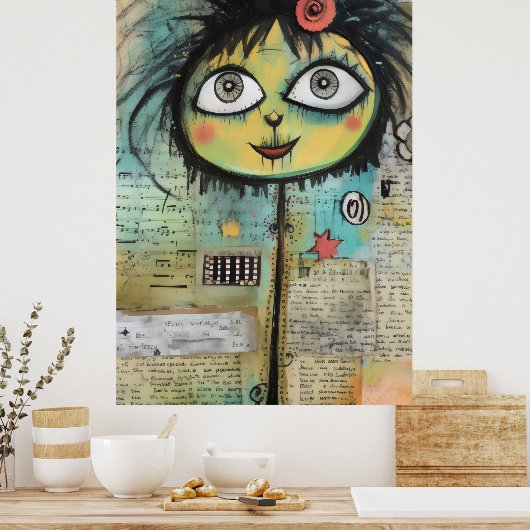 Artsy Dames 4 Poster (Keuken)