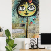 Artsy Dames 4 Poster (Thuiskantoor)