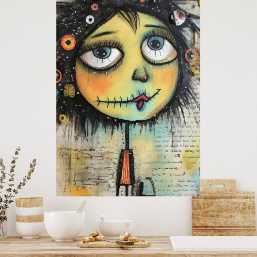 Artsy Dames 6 Poster (Keuken)