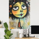 Artsy Dames 6 Poster (Thuiskantoor)