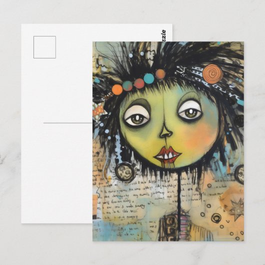 Artsy Dames 7 Briefkaart (Voorkant / Achterkant)