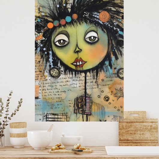 Artsy Dames 7 Poster (Keuken)