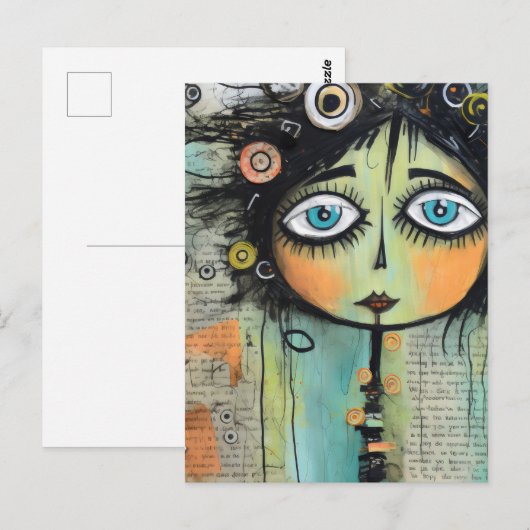 Artsy Dames 8 Briefkaart (Voorkant / Achterkant)