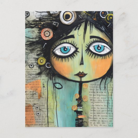 Artsy Dames 8 Briefkaart (Voorkant)