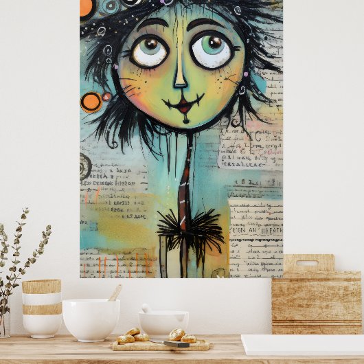 Artsy Dames 9 Poster (Keuken)