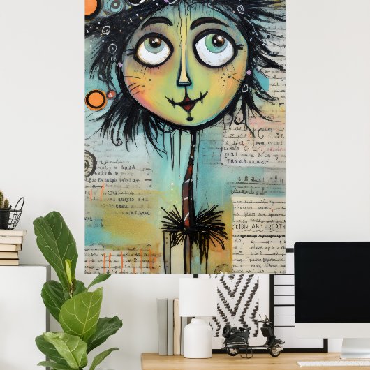 Artsy Dames 9 Poster (Thuiskantoor)