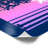 Artsy Dirt Bike Perfect Poster (Hoek)