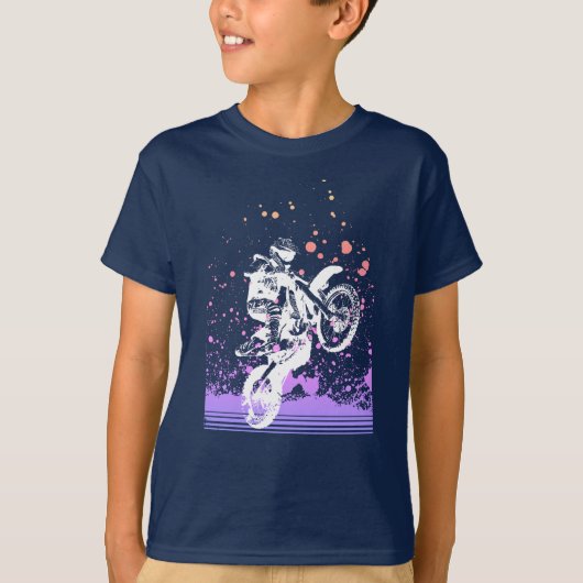 Artsy Dirt Bike T-shirt (Voorkant)