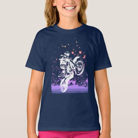 Artsy Dirt Bike T-shirt (Voorkant)