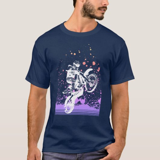 Artsy Dirt Bike T-shirt (Voorkant)