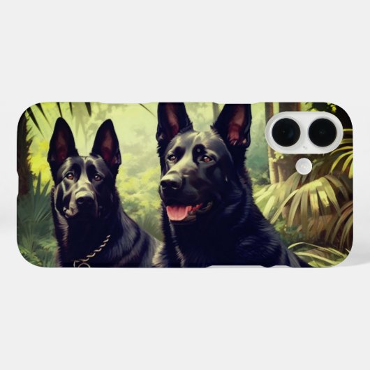 Artsy Dogs Telefoonhoesje Case-Mate iPhone Case (Achterkant (horizontaal))