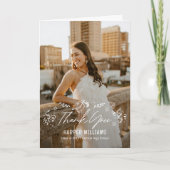 Artsy Doodles Afstuderen bedankkaart (Voorkant)