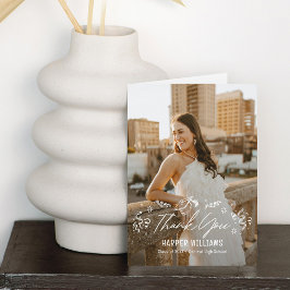 Artsy Doodles Afstuderen bedankkaart