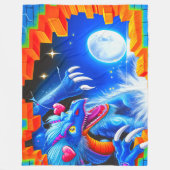 Artsy Dragon Fleece Deken (Voorkant)