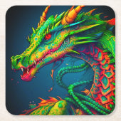 Artsy Dragon Kartonnen Onderzetters (Voorkant)