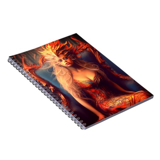 Artsy Dragon Lady Notitieboek (Rechterzijde)