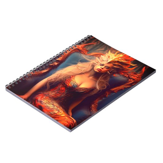 Artsy Dragon Lady Notitieboek (Linkerzijde)