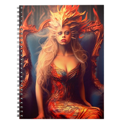 Artsy Dragon Lady Notitieboek (Voorkant)