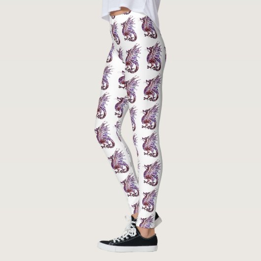 Artsy Dragon Leggings (Links)