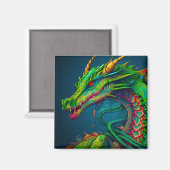 Artsy Dragon Magneet (Voorkant / Achterkant)