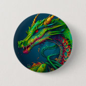 Artsy Dragon Ronde Button 5,7 Cm (Voorkant)