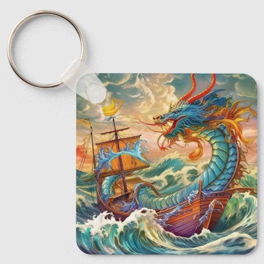 Artsy Dragon Sleutelhanger (Voorkant)