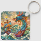 Artsy Dragon Sleutelhanger (Achterkant)