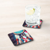 Artsy Dream Catcher Bier Onderzetter (Rechterzijde)