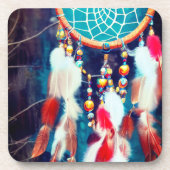 Artsy Dream Catcher Bier Onderzetter (Voorkant)