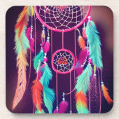 Artsy Dream Catcher Bier Onderzetter (Voorkant)