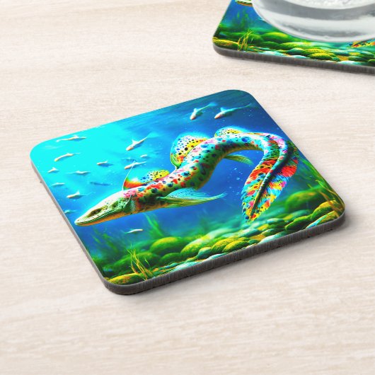 Artsy Eel Bier Onderzetter (Linkerzijde)