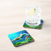 Artsy Eel Bier Onderzetter (Rechterzijde)