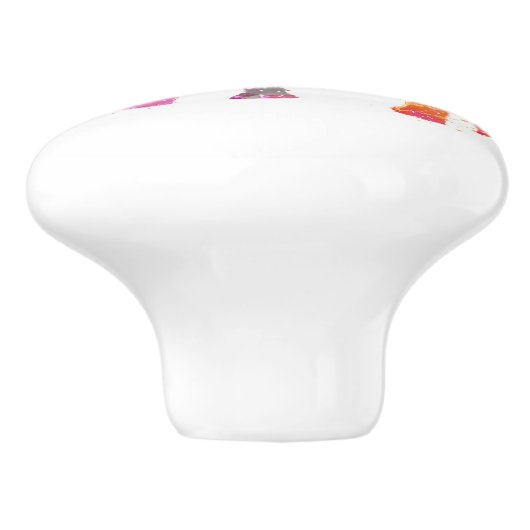 Artsy Elephant Keramische Knop (Zijkant)