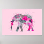 Artsy Elephant Poster (Voorkant)