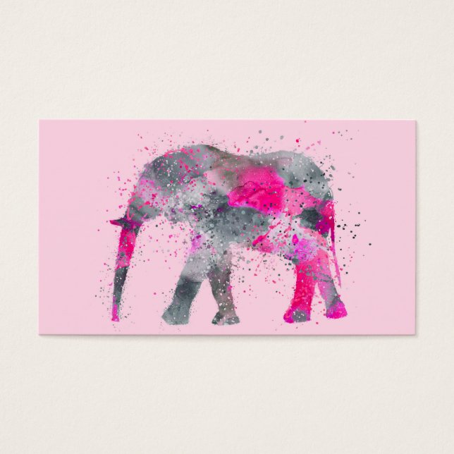 Artsy Elephant Visitekaartje (Voorkant)