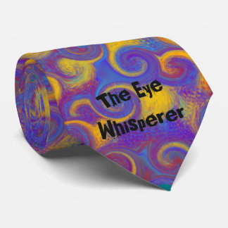 Artsy Eye Chart Optometrist Artsy Paars Stropdas