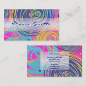 ARTSY FARTSY Artist Designer Card Visitekaartje (Voorkant / Achterkant)