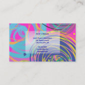 ARTSY FARTSY Artist Designer Card Visitekaartje (Achterkant)